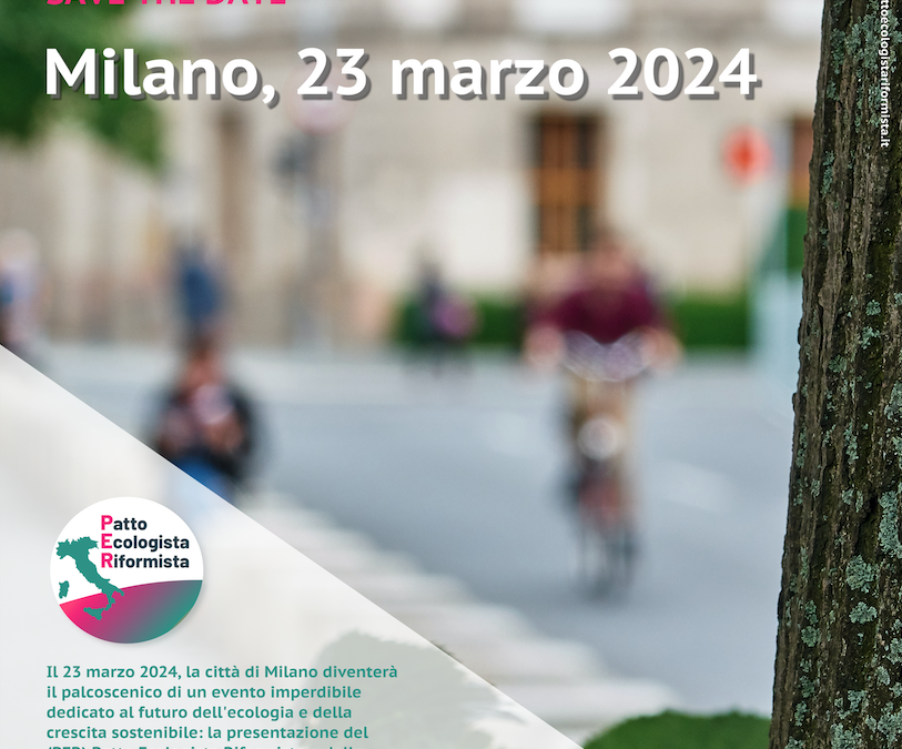Presentazione PER a MILANO, ti aspettiamo il 23 marzo